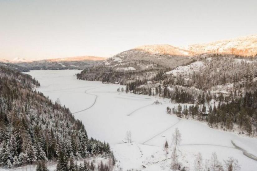 Willa Libeli- panoramaview towards Gaustadtoppen- Jaccuzi Lona Zewnętrze zdjęcie