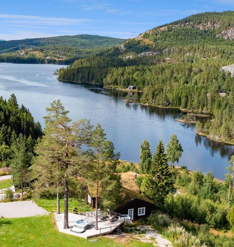 Willa Libeli- panoramaview towards Gaustadtoppen- Jaccuzi Lona Zewnętrze zdjęcie